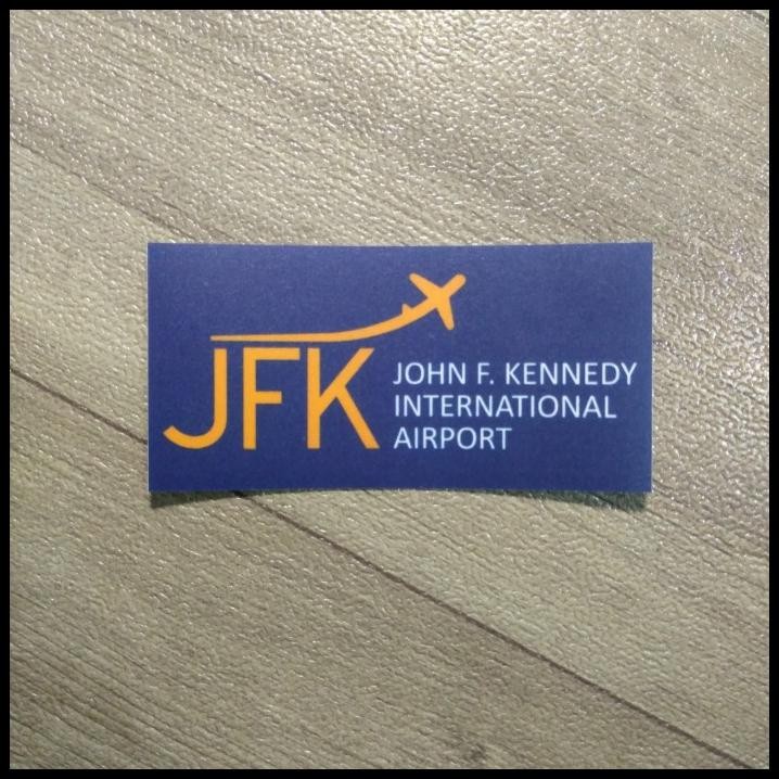 

HOT DEAL STICKER STIKER AIRPORT JFK INTERNATIONAL AIRPORT !!!