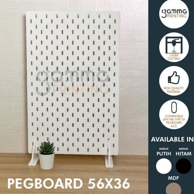 

Pegboard Papan 56 x 36 CM Dinding Gamma Organizer