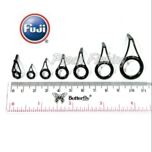 Jual Ring Guide Set FUJI Hitam Kaki 1 BLVOG Cincin Joran Berkualitas
