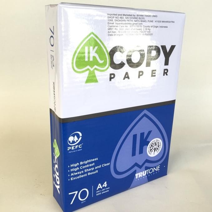 

sale! kertas hvs a4 70gr ik copy paper