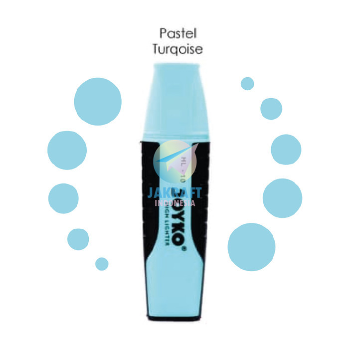 

Highlighter Marker Joyko Hl-10 Warna Biru Blue Pastel