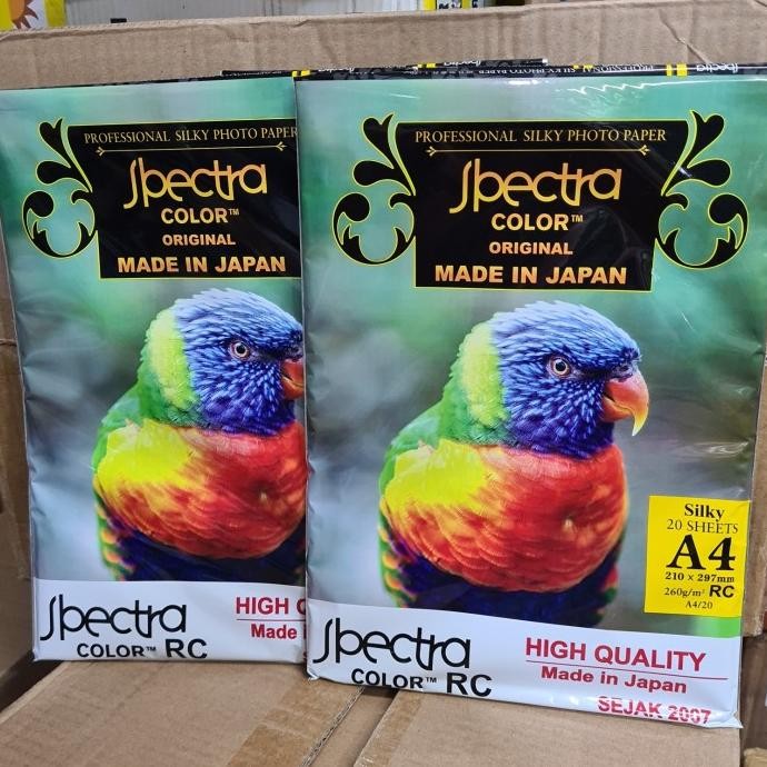 

sale! kertas photo spectra silky 260gr