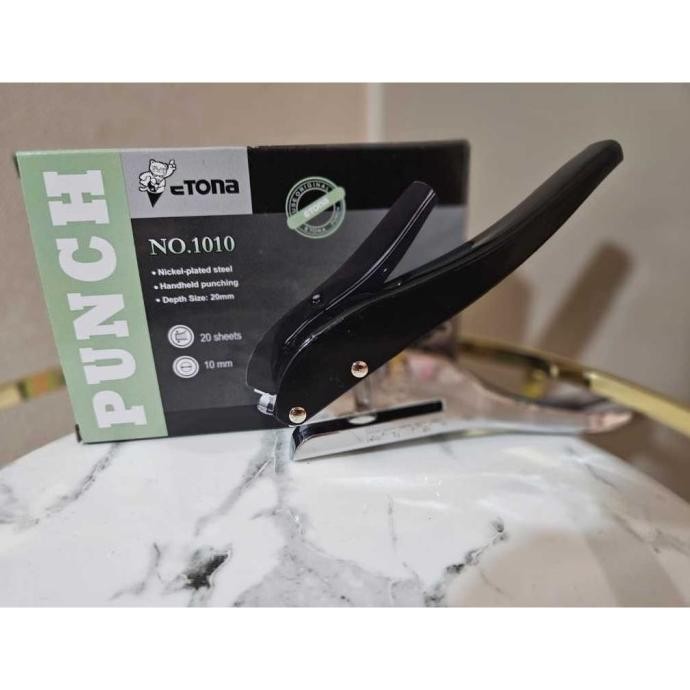 sale pembolong kertas 10 mm 1 lubang / punch one hole/ alat pembolong kertas 20 lembar
