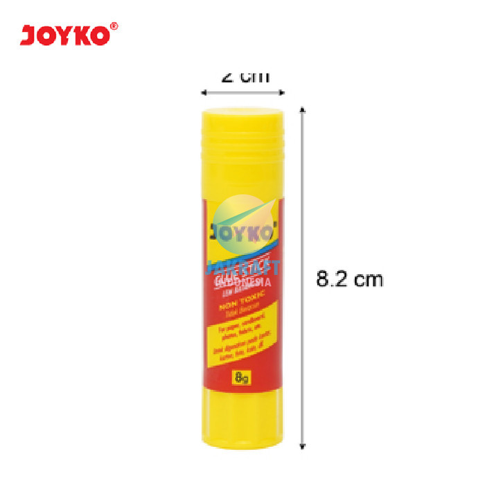 

Glue Stick Lem Stik Putar Joyko 8 Gram Gs-09 / Gs-100 Kecil