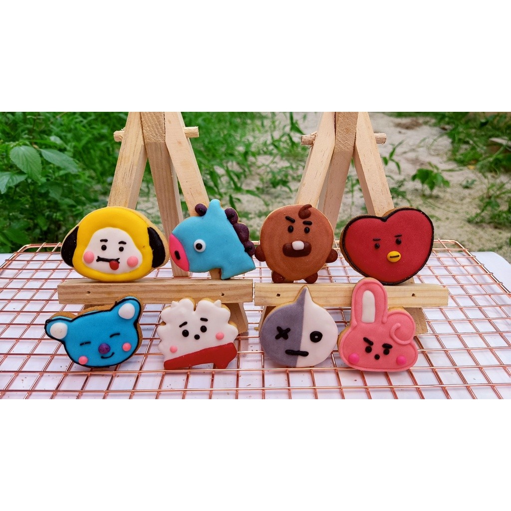 

Cookies BT21 caracter Mini set isi 8 pcs