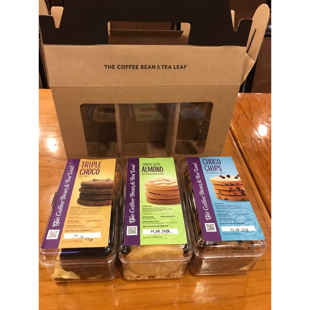 

WMO hampers coffee Bean n tea leaf 3 Cookies Set