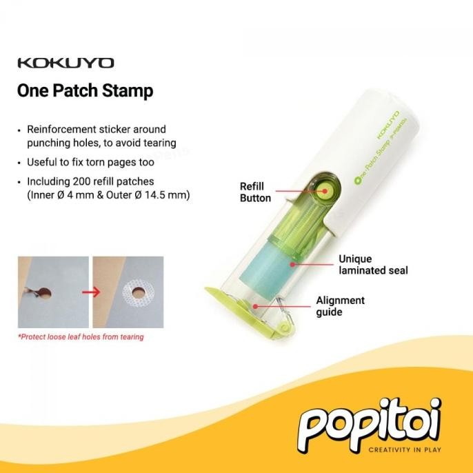 

sale! kokuyo one patch stamper penguat lubang kertas file binder