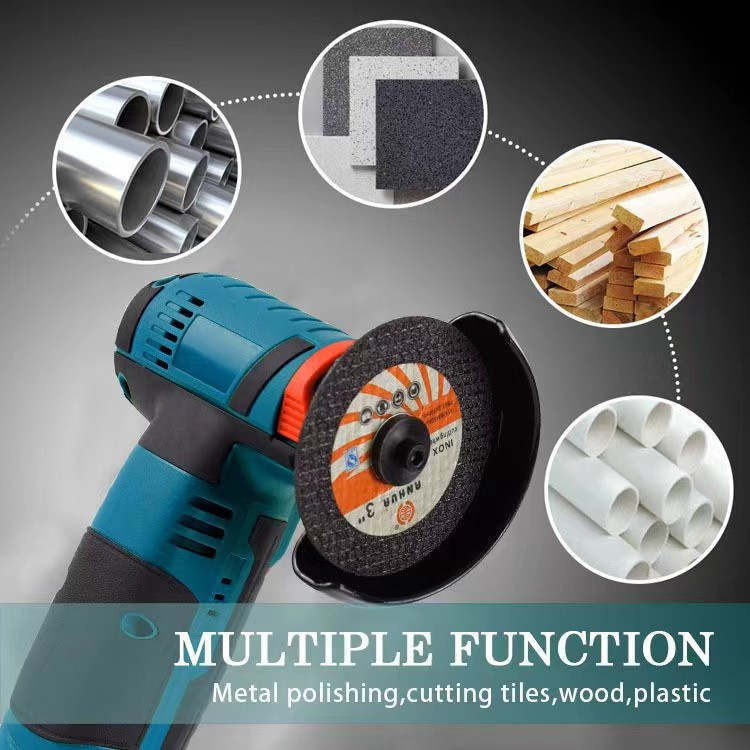 Gerinda Sudut Brushless Cordless Mesin Gerinda Angle Grinder Portable Mesin Gerinda Tangan Listrik