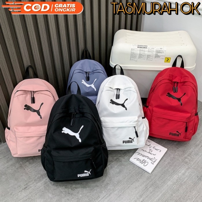 BOOM SALE Tas Ransel Wanita Pria Sport Nylon Anti Air Bacpack Laptop Sekolah Ori