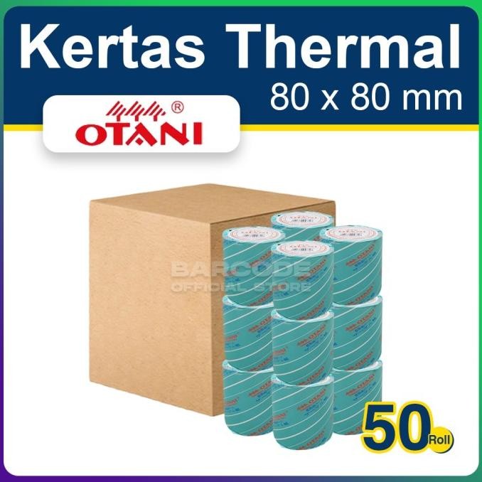 

sale! 1 dus - kertas thermal otani 80 x 80 mm otani roll kasir thermal epson