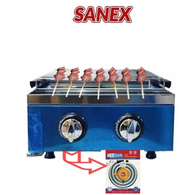 SHMUEL PAKET SELANG GAS SNI+KOMPOR SANEX PANGGANGAN SOSIS KOMPOR 2 TUNGKU
