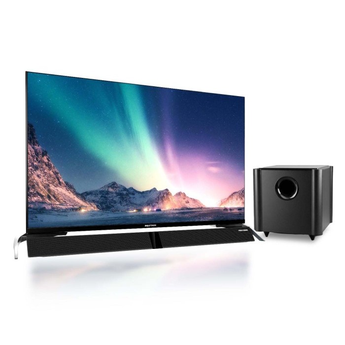 LED TV POLYTRON 43" 43BAG9953 43 INCH USB MOVIE ANDROID SOUNDBAR