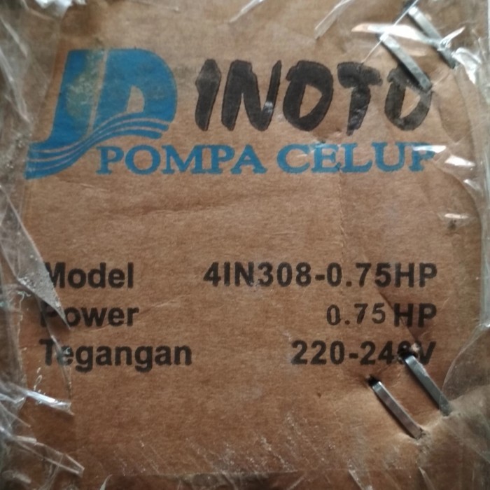 Menarik Pompa Submersible Sumur Dalam Inoto 0.75Hp