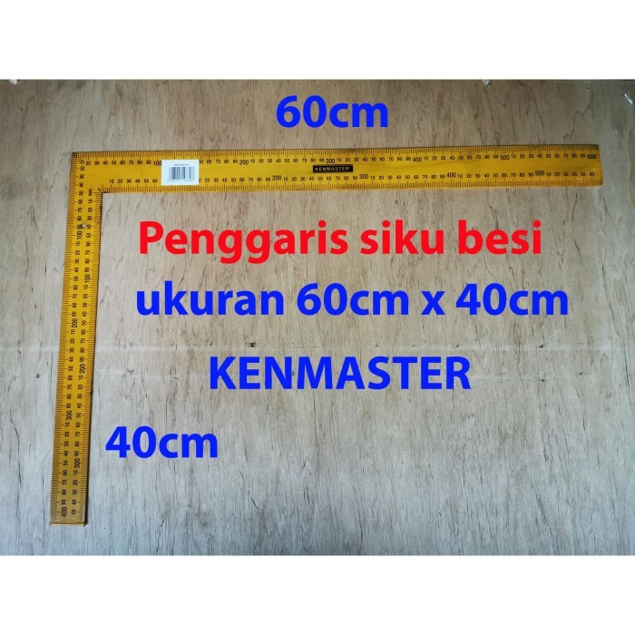 

TERLARIS! penggaris siku besi 60cm x 40cm besi tebal besi siku KENMASTER