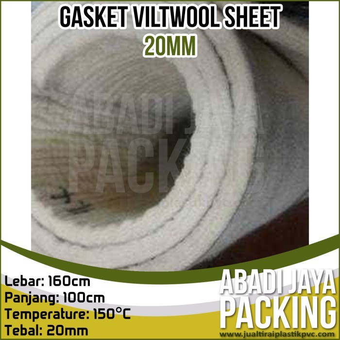 

gasket Vilt wool sheet 20mnm / laken