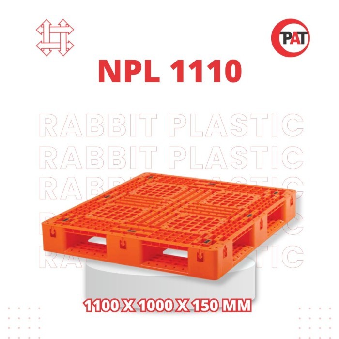 

Rabbit Pallet Plastic NPL-1110