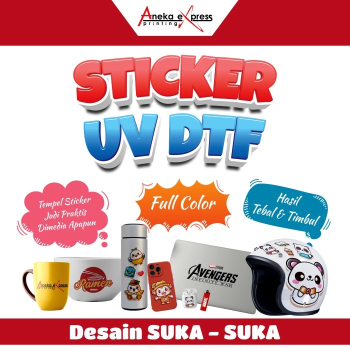 

Stiker TIMBUL UV DTF MURAH Stiker DTF A3 Sticker UV DTF 1 Meter Sticker UV DTF 50 cm Stiker Timbul