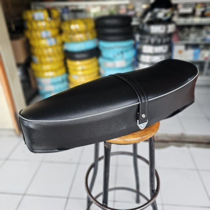 best produk] Jok Classic Original SIP Germany Vespa Super Sprint Vbb Vnb Black List Grey