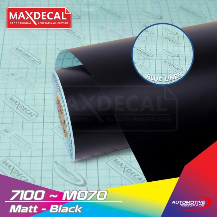 

TERBARU! MAXDECAL 7100 M070 Matt Black 60cm Dasaran Cutting Sticker Hitam Doff