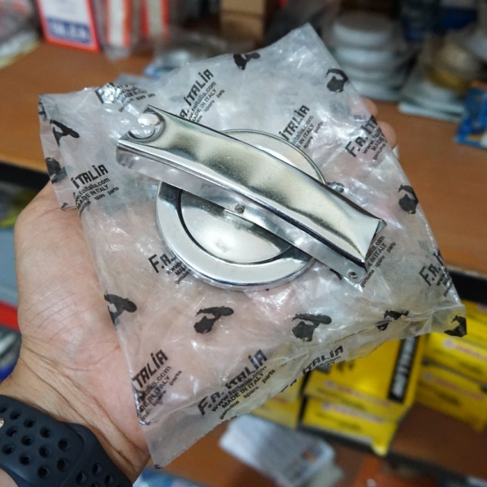 @=@=@=@=] Tutup Tangki Bensin Chrome Vespa Super Sprint Px Original FA Italia