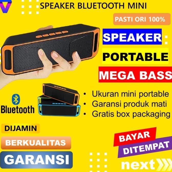 SEPIKER AKTIF BLUETOOTH MINI SPEAKER PORTABLE SPIKER BLUTOOTH TERBARU ms