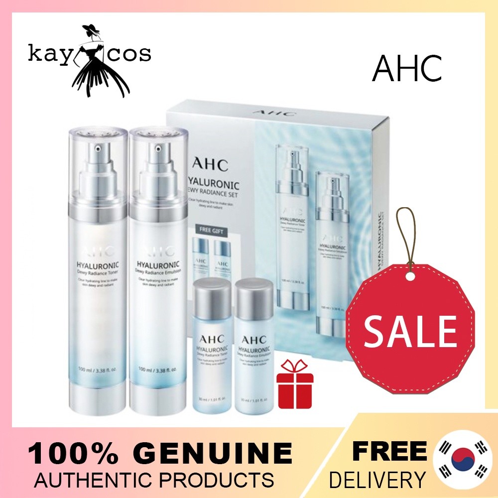 AHC Hyaluronic Skin Care Set 2 (Toner + Emulsion) |nnaD0JYz|