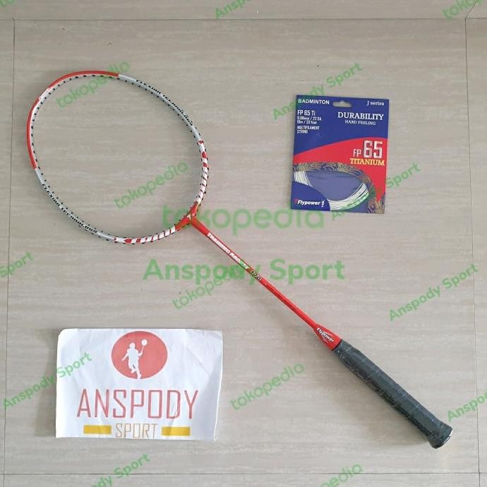 RAKET BADMINTON FLYPOWER TRAINING/LATIHAN/BEBAN 170gr FREE SENAR