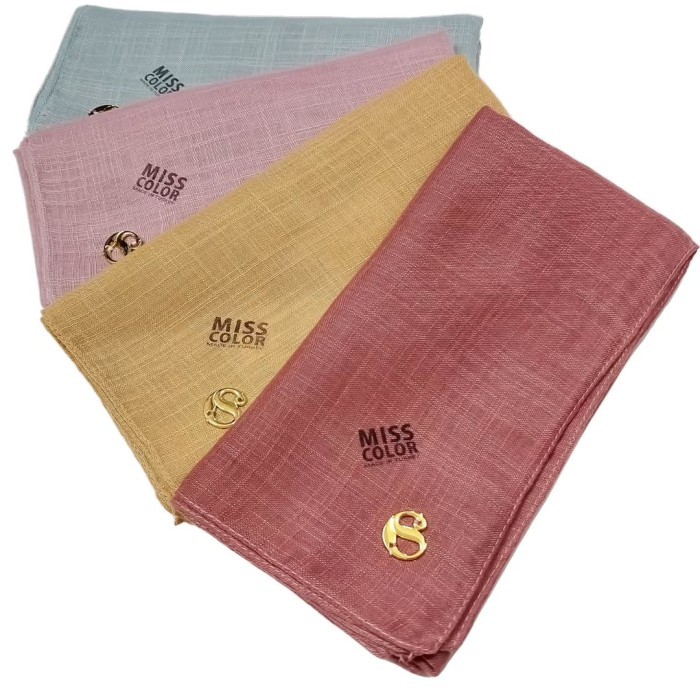 BASIC Scarf Miss Color Voile Flam Hijab Polos - Hijab Size 100*100 cm