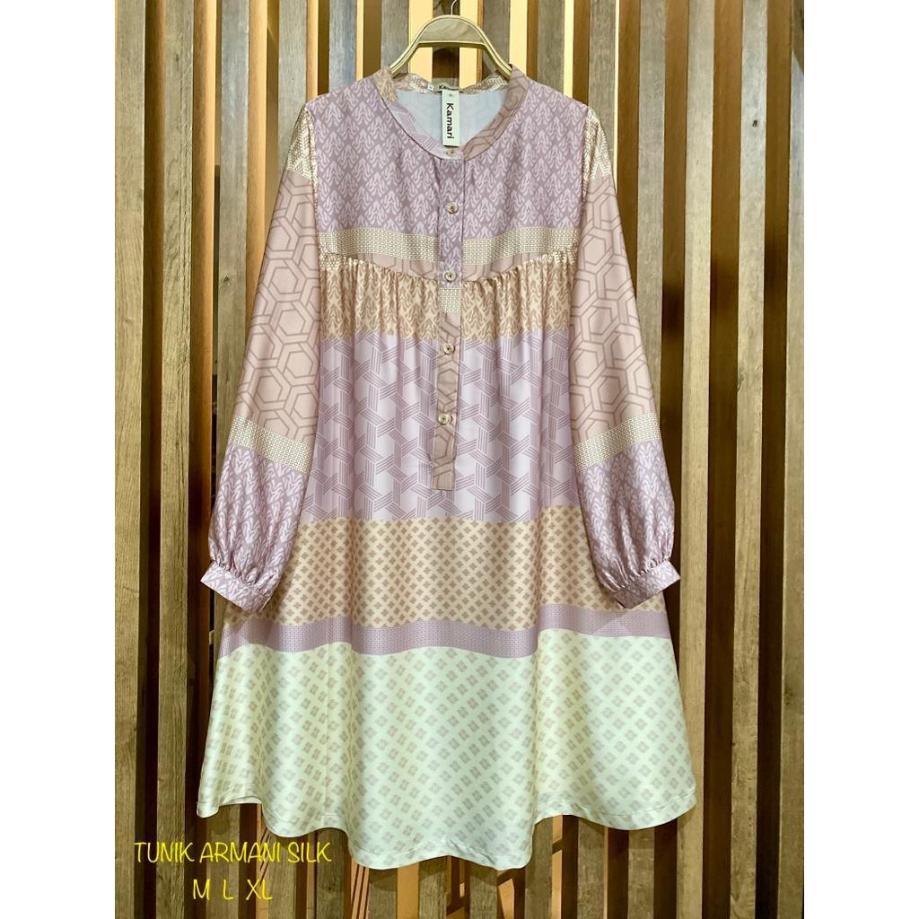 Tunik wanita terbaru 2023 kekinian brand kamari / Tunik wanita busui kekinian katun silk premium