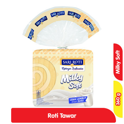 

Sari Roti Tawar Milky Soft 360 g