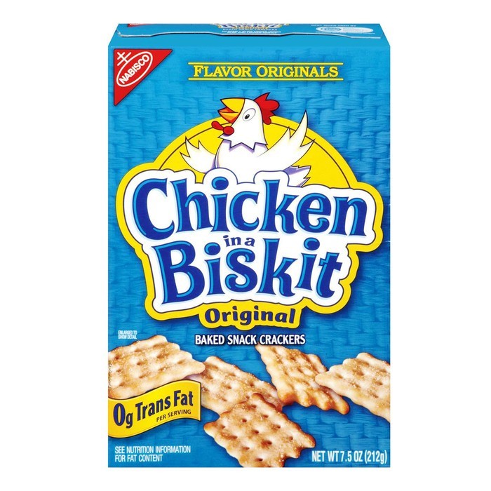 

Nabisco Chicken in a Biskit Original Baked Snack Crackers 212g Spore