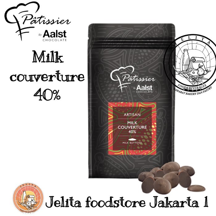 

Patissier Artisan Milk Couverture 40% - coklat susu