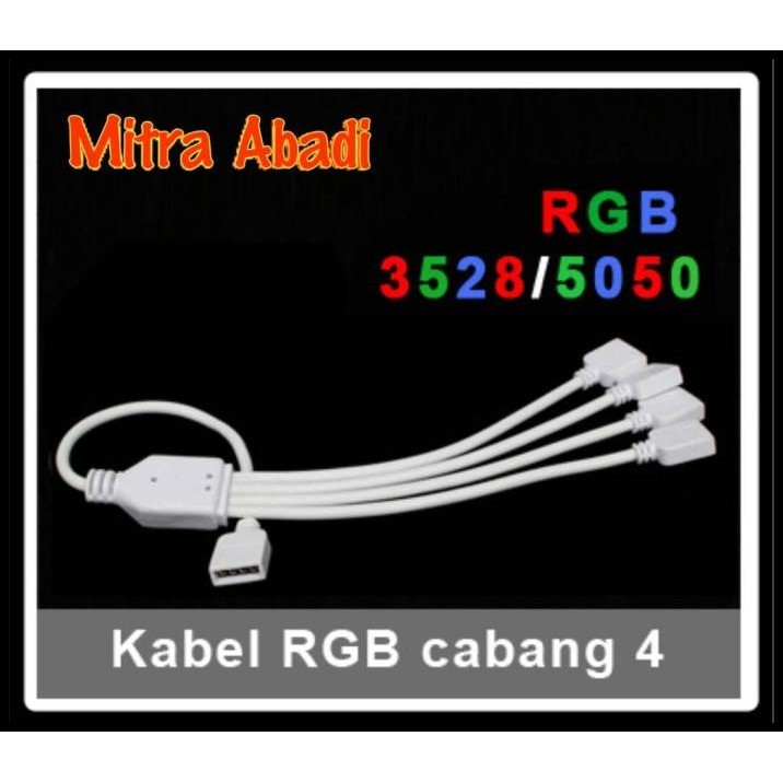Kabel RGB Cabang 4