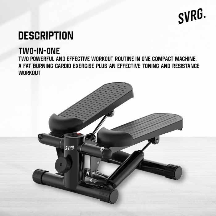 Murah SVRG. Mini Stepper - Air Climber Stepper Walker - Alat Fitness Non COD