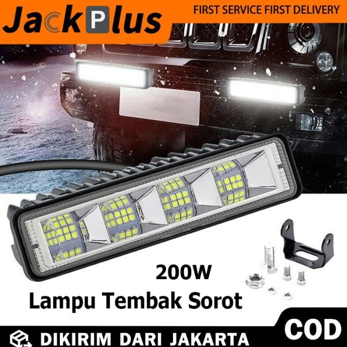 TERMURAH LAMPU TEMBAK SOROT LED SOROT SEPEDA MOTOR MOBIL 24 TITIK MATA
