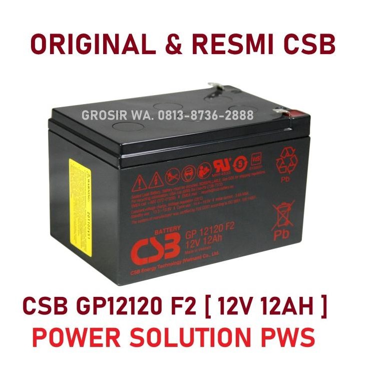 Aki Baterai Kering Panasonic 12V 12Ah Ori bersertifikat LC-VA1212 [ CHETKI ]