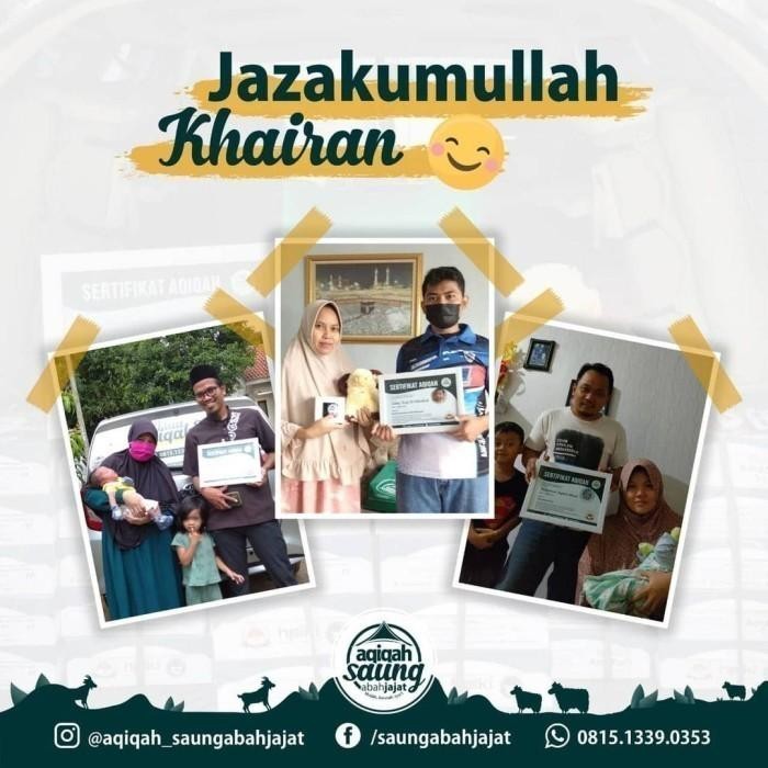 

Paket Aqiqah Spesial_Anak Laki Laki 2 Ekor Kambing 150 Box Termurah 100 % Original