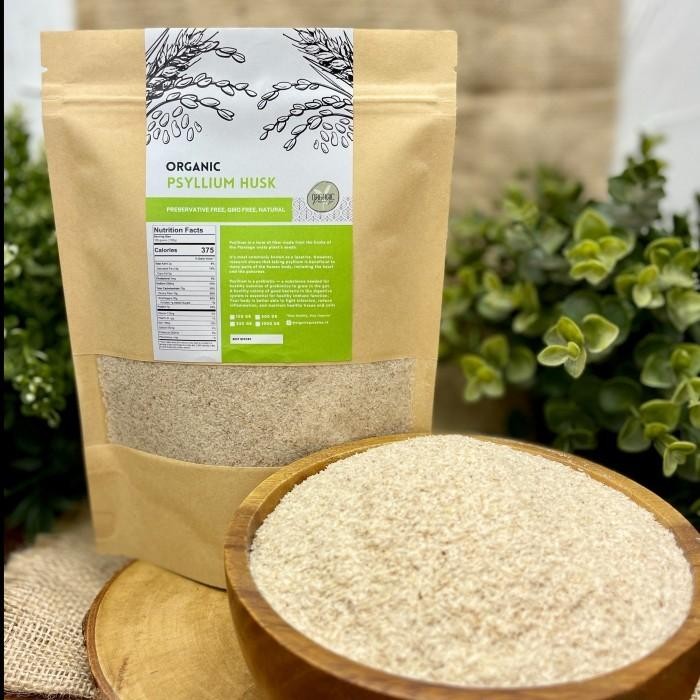 

Pure Organic Psyllium Husk 500 Gram Terlaris 100 % Original