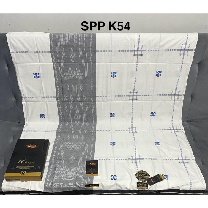 Sarung Ketjubung Platinum Gold Spp Hitam Putih Terlaris 100 % Original