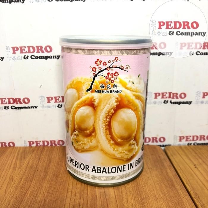 

Mei Hua Brand Superior Abalone In Brine (Isi 5Pc) 425 Gram - Pauhi Terbaru 100 % Original