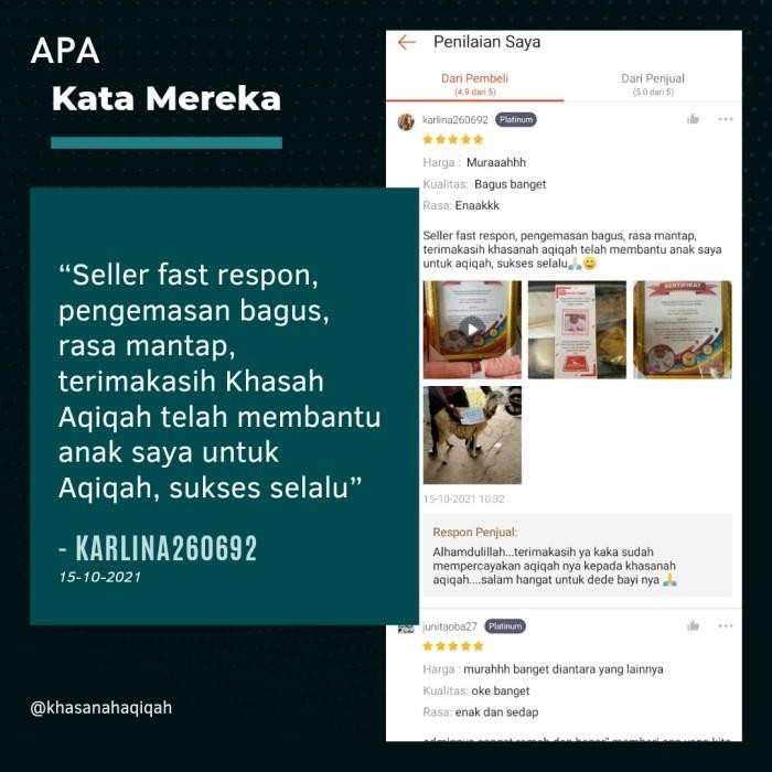 

Paket Aqiqah Anak Perempuan - Paket Aqiqah Super Hemat + Nasi Box Terbaru 100 % Original