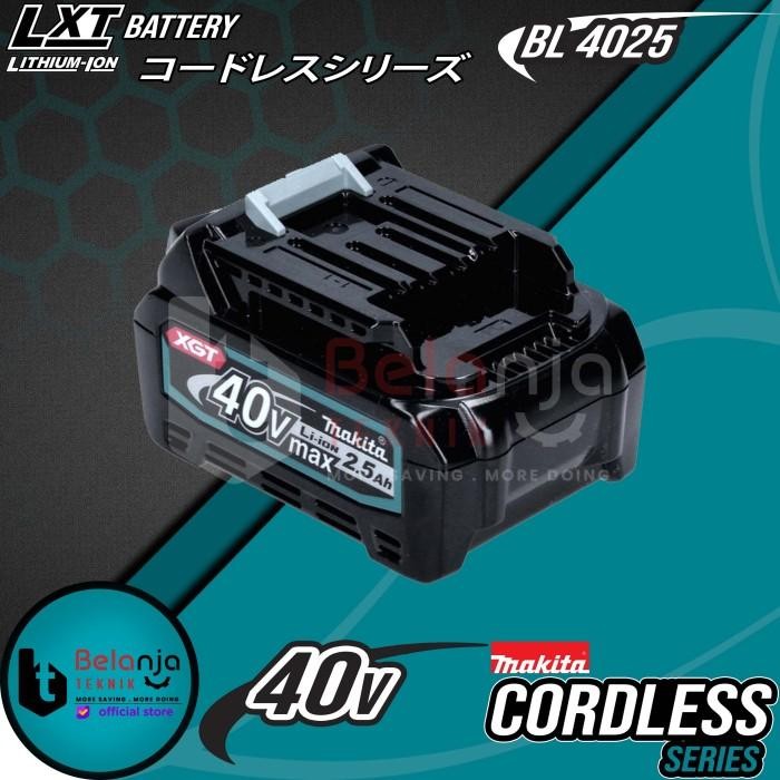 Makita Battery 40V 2.5Ah Bl 4025 Baterai 40 Volt 2.5 Ah Lithium Ion Termurah 100 % Original