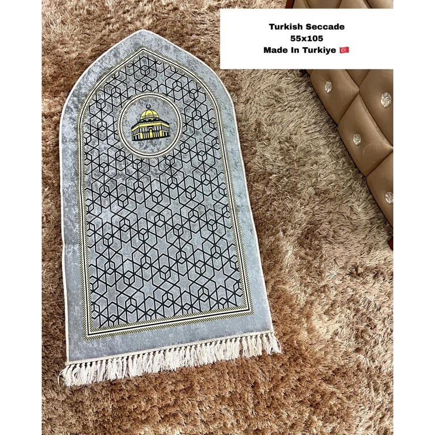 Sajadah Turki 55X105 Import Lembut Mewah Elegan Anggun Part 2 New 100 % Original