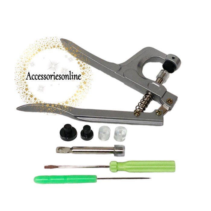 Alat Pasang Kancing Jepret Plastik / Tang Pliers Press Pasang Kancing Button Jepret Snap Plastik