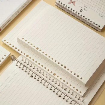 

MINKYS Kertas Binder B5 26 Lubang Loose Leaf Paper 60 Sheets Horizontal Line