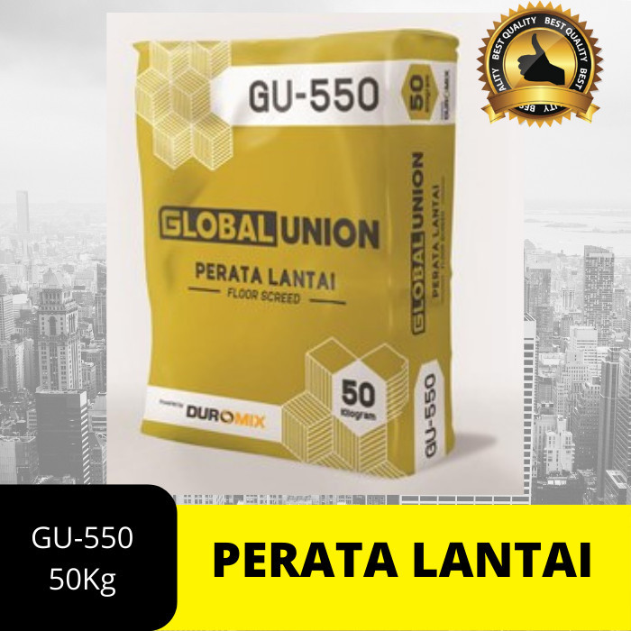 GU 600-Plaster-Plester Bata Ringan- Mortar-Global Union 50kg