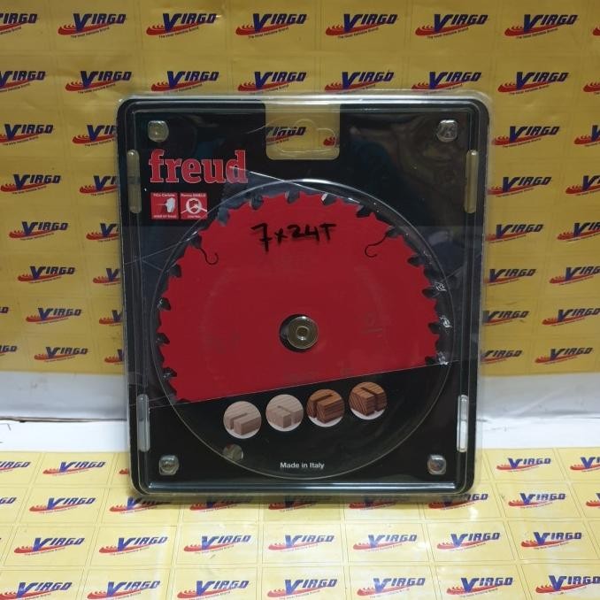 FREUD PISAU MATA GERGAJI BULAT CIRCULAR SAW BLADE 7" 24T ITALY