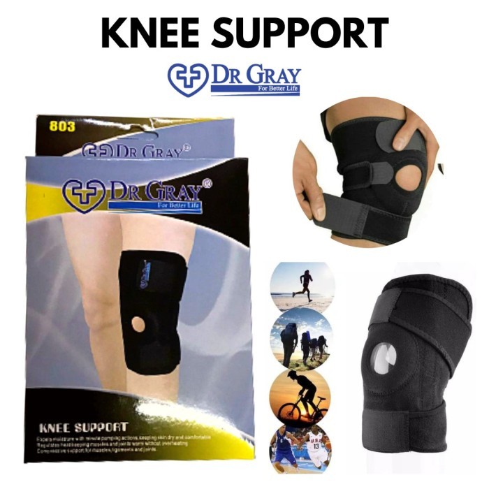 TERBARU Deker penyangga lutut kaki sepak bola futsal Deker lutut body support HOT SALE