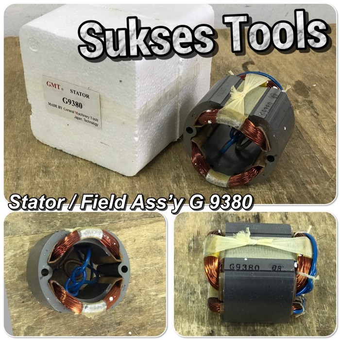 TERBARU Stator Rumah Armature Field Ass'y Mesin Poles 7" GMT G 9380 G9380 PROMO