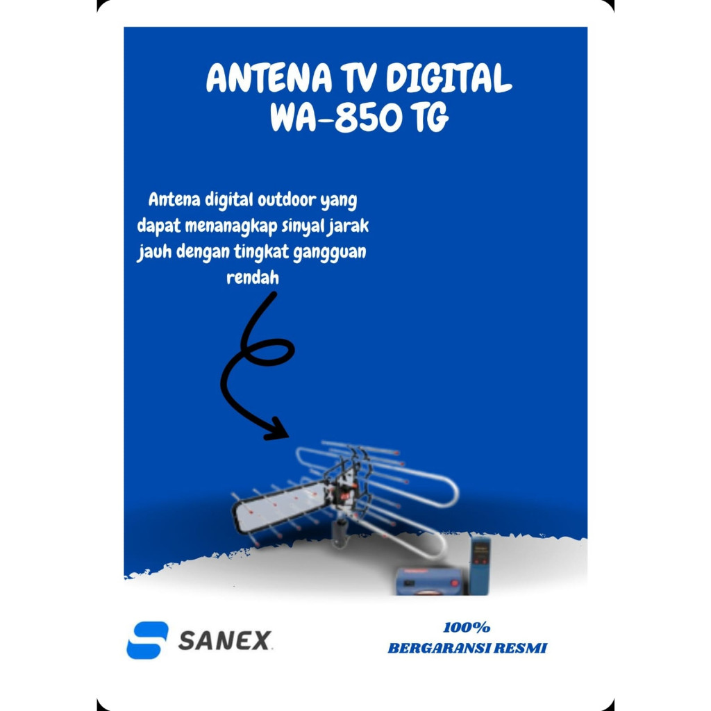Sanex Antena TV Digital Outdoor Remote Antena Tv Android Antena Tv Digital Antena WA-850TG